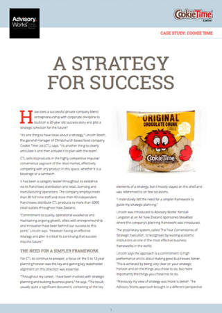 Cookie Time: Strategy Success